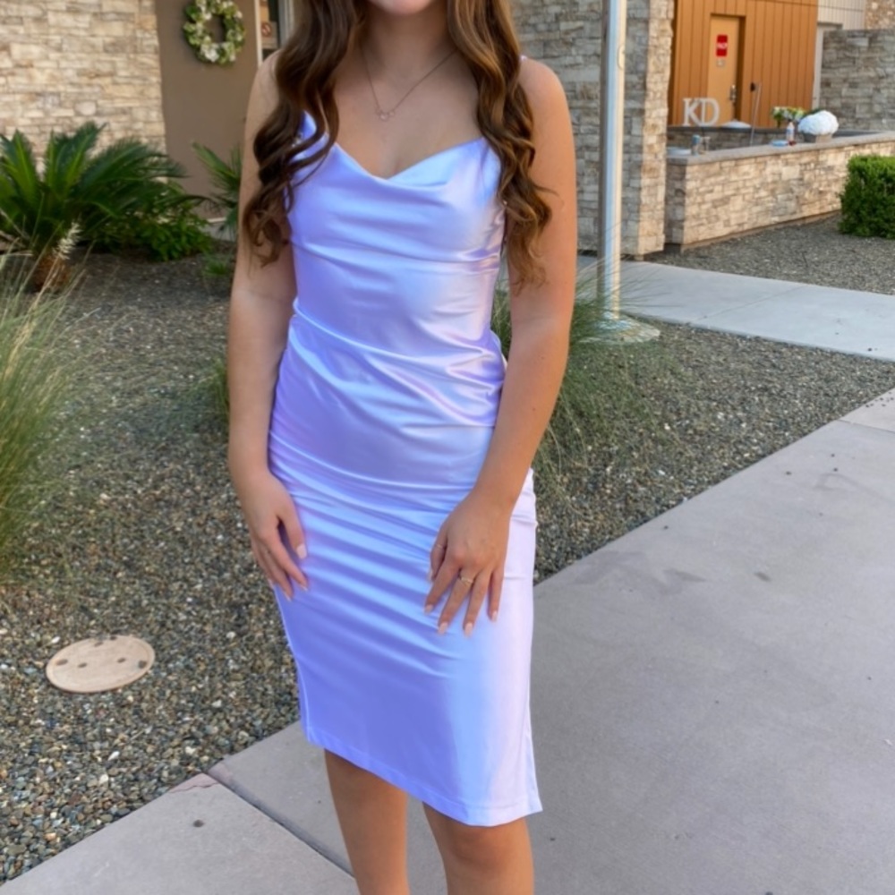 silk midi dress